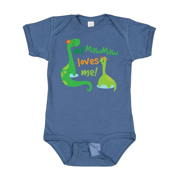Inktastic My MawMaw Loves Me Grandson Boys Baby Bodysuit