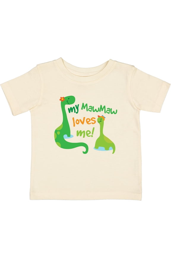 My MawMaw Loves Me Grandson Boys Baby T-Shirt