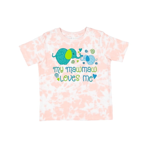 Inktastic My Mawmaw Loves Me Cute Elephants Boys or Girls Toddler T-Shirt
