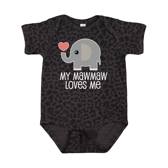Inktastic My Mawmaw Loves Me Grandchild Boys or Girls Baby Bodysuit