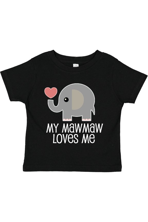 My Mawmaw Loves Me Grandchild Boys or Girls Toddler T-Shirt