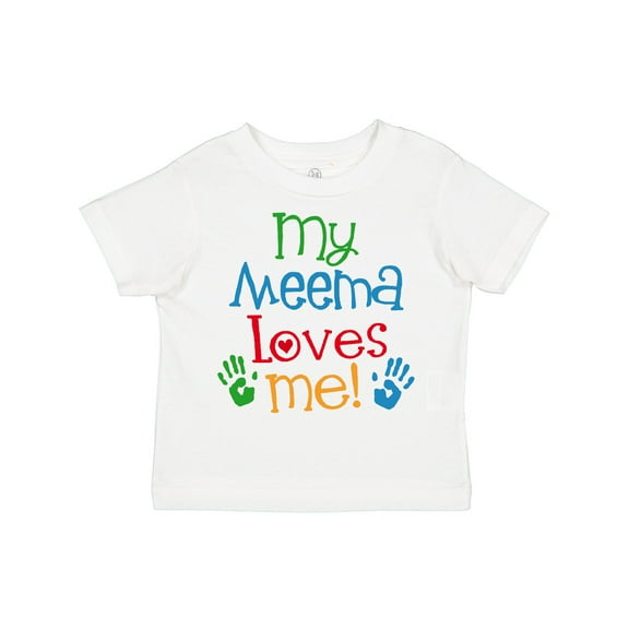 Inktastic My Meema Loves Me Boys or Girls Toddler T-Shirt