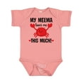 thumbnail image 1 of Inktastic My Meema Loves Me Grandson Boys or Girls Baby Bodysuit, 1 of 5