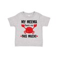thumbnail image 1 of Inktastic My Meema Loves Me Grandson Boys or Girls Toddler T-Shirt, 1 of 5