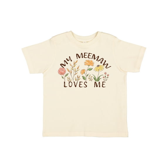 Inktastic My Meemaw Loves Me Boys or Girls Toddler T-Shirt