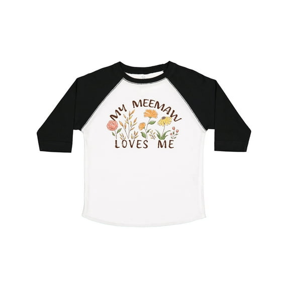 Inktastic My Meemaw Loves Me Boys or Girls Toddler T-Shirt