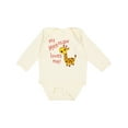 thumbnail image 1 of Inktastic My Meemaw Loves Me- Cute Giraffe Boys or Girls Long Sleeve Baby Bodysuit, 1 of 5