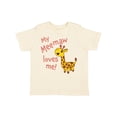 thumbnail image 1 of Inktastic My Meemaw Loves Me- Cute Giraffe Boys or Girls Toddler T-Shirt, 1 of 5