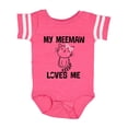 thumbnail image 1 of Inktastic My Meemaw Loves Me Girls Gift Girls Baby Bodysuit, 1 of 5
