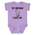 thumbnail image 1 of Inktastic My Meemaw Loves Me Girls Gift Girls Baby Bodysuit, 1 of 5