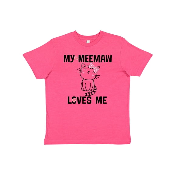 Inktastic My Meemaw Loves Me Girls Gift Youth T-Shirt