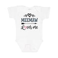 thumbnail image 1 of Inktastic My Meemaw Loves Me Girls Girls Baby Bodysuit, 1 of 5