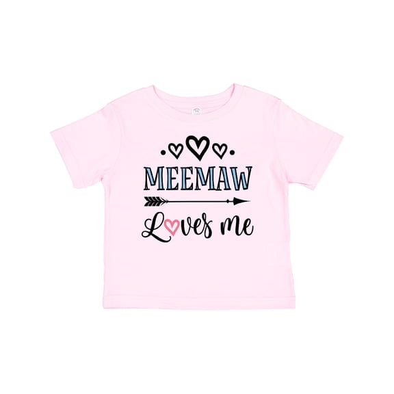 Inktastic My Meemaw Loves Me Girls Girls Baby T-Shirt