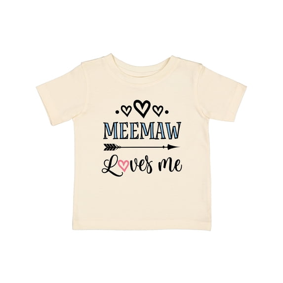 Inktastic My Meemaw Loves Me Girls Girls Baby T-Shirt