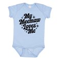 thumbnail image 1 of Inktastic My Meemaw Loves Me Grandchild Quote Boys or Girls Baby Bodysuit, 1 of 5