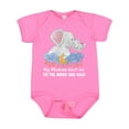 thumbnail image 1 of Inktastic My Meemaw Loves Me to the Moon and Back Elephant Family Boys or Girls Baby Bodysuit, 1 of 5