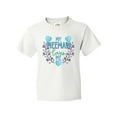 thumbnail image 1 of Inktastic My Meemaw Loves Me with Flowers and Hearts Youth T-Shirt, 1 of 5