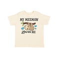 thumbnail image 1 of Inktastic My Meemaw Loves Me with Sloth and Hearts Boys or Girls Toddler T-Shirt, 1 of 5