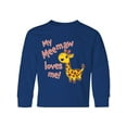 thumbnail image 1 of Inktastic My Meemaw Loves me- cute giraffe Long Sleeve Youth T-Shirt, 1 of 5