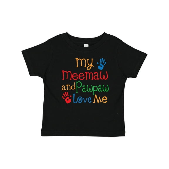 Inktastic My Meemaw and Pawpaw Love Me Boys or Girls Baby T-Shirt