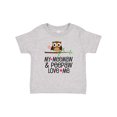 thumbnail image 1 of Inktastic My Meemaw and Peepaw Love Me Grandchild Owl Girls Baby T-Shirt, 1 of 5