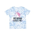 thumbnail image 1 of Inktastic My Mema Loves Me Girl Unicorn Girls Toddler T-Shirt, 1 of 5