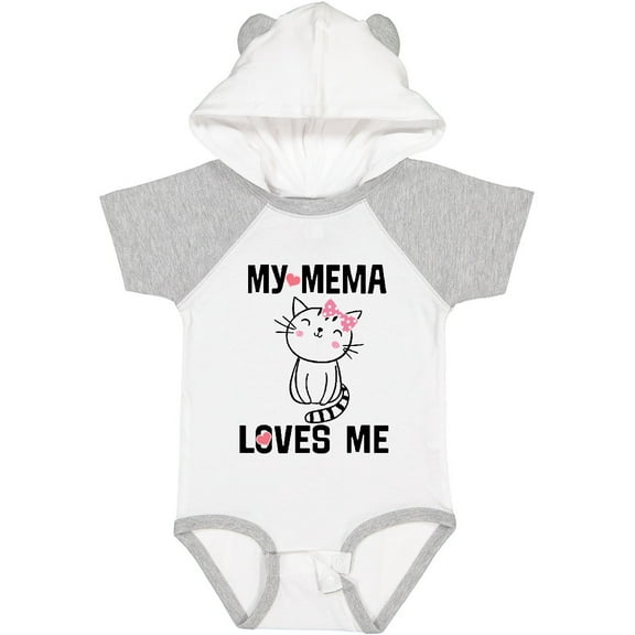 Inktastic My Mema Loves Me Girls Girls Baby Bodysuit