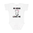 thumbnail image 1 of Inktastic My Mema Loves Me Girls Girls Baby Bodysuit, 1 of 5
