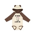 thumbnail image 1 of Inktastic My Mema Loves Me Girls Girls Long Sleeve Baby Bodysuit, 1 of 5