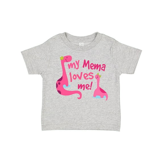 Inktastic My Mema Loves Me Girls Girls Toddler T-Shirt