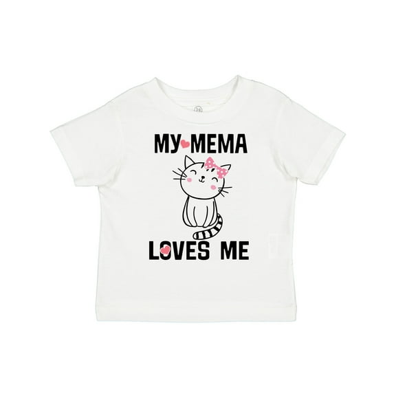 Inktastic My Mema Loves Me Girls Girls Toddler T-Shirt