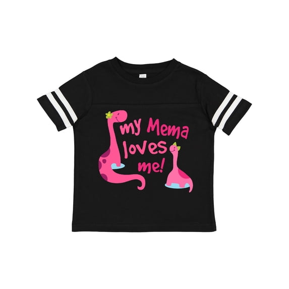 Inktastic My Mema Loves Me Girls Girls Toddler T-Shirt