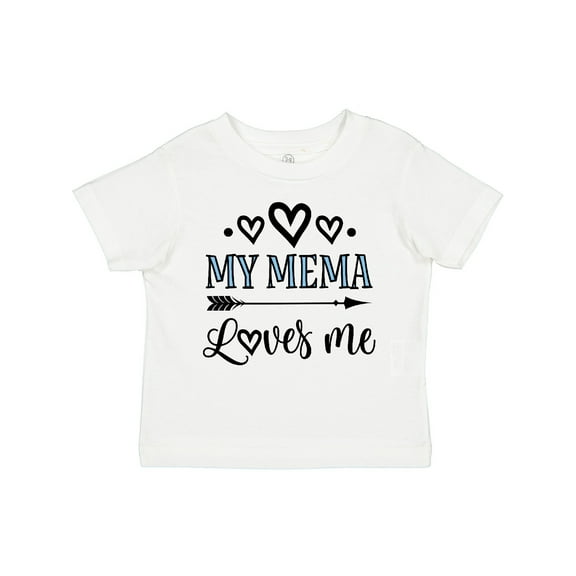 Inktastic My Mema Loves Me Girls Girls Toddler T-Shirt