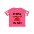 thumbnail image 1 of Inktastic My Mema Loves Me Grandson Boys or Girls Toddler T-Shirt, 1 of 5
