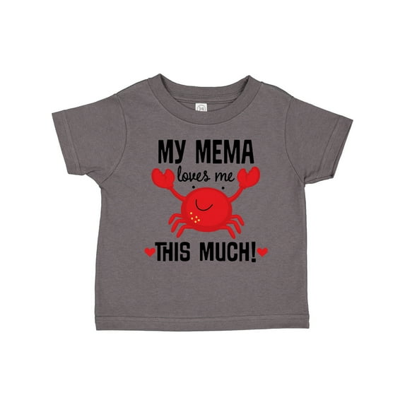Inktastic My Mema Loves Me Grandson Boys or Girls Toddler T-Shirt