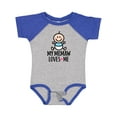 thumbnail image 1 of Inktastic My Memaw Loves Me Baby Boy Boys Baby Bodysuit, 1 of 5