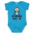 thumbnail image 1 of Inktastic My Memaw Loves Me Baby Boy Boys Baby Bodysuit, 1 of 5