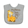 thumbnail image 1 of Inktastic My Memaw Loves Me Boys or Girls Baby Bib, 1 of 4