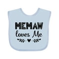 thumbnail image 1 of Inktastic My Memaw Loves Me Boys or Girls Baby Bib, 1 of 4
