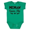 thumbnail image 1 of Inktastic My Memaw Loves Me Boys or Girls Baby Bodysuit, 1 of 5