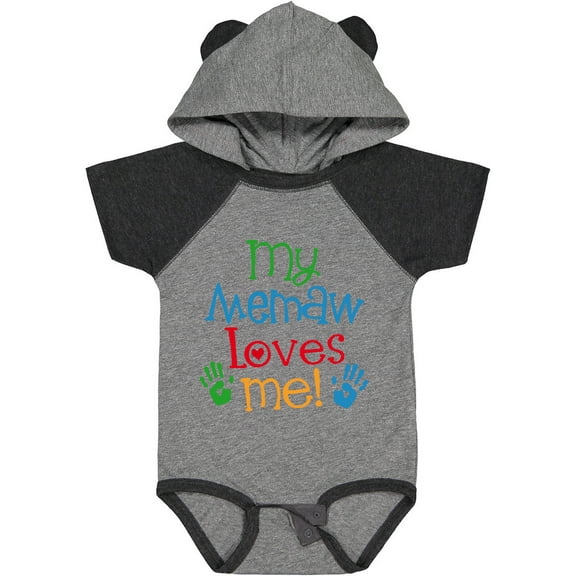Inktastic My Memaw Loves Me Boys or Girls Baby Bodysuit