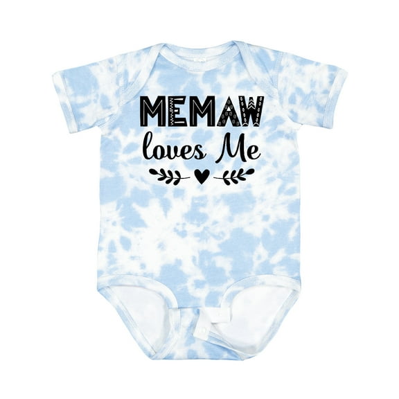 Inktastic My Memaw Loves Me Boys or Girls Baby Bodysuit