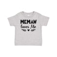thumbnail image 1 of Inktastic My Memaw Loves Me Boys or Girls Baby T-Shirt, 1 of 5
