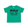 thumbnail image 1 of Inktastic My Memaw Loves Me Boys or Girls Baby T-Shirt, 1 of 5