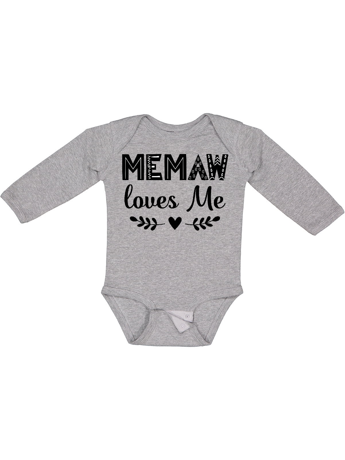 My Memaw Loves Me Baby Bodysuit - Adorable Giraffe Design Onesie
