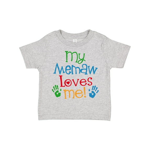 Inktastic My Memaw Loves Me Boys or Girls Toddler T-Shirt