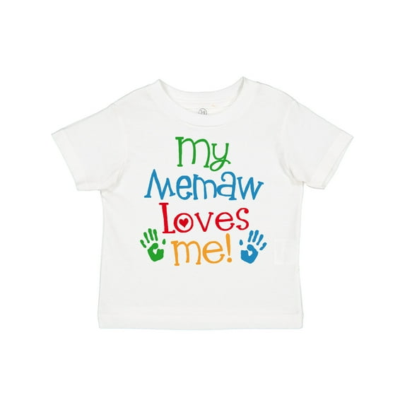 Inktastic My Memaw Loves Me Boys or Girls Toddler T-Shirt