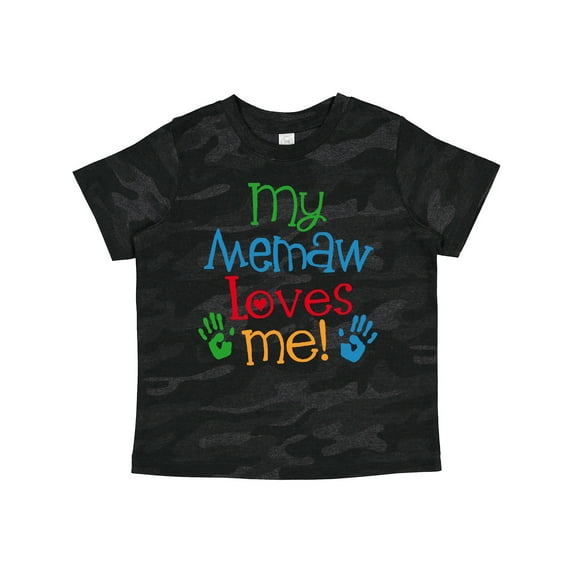 Inktastic My Memaw Loves Me Boys or Girls Toddler T-Shirt