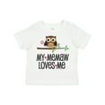 thumbnail image 1 of Inktastic My Memaw Loves Me Girl Owl Girls Toddler T-Shirt, 1 of 5