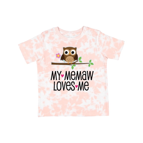 Inktastic My Memaw Loves Me Girl Owl Girls Toddler T-Shirt